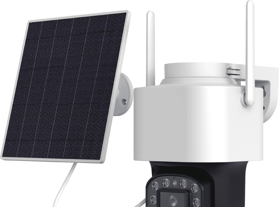 Cameră cu baterie 4G D40 cu panou solar